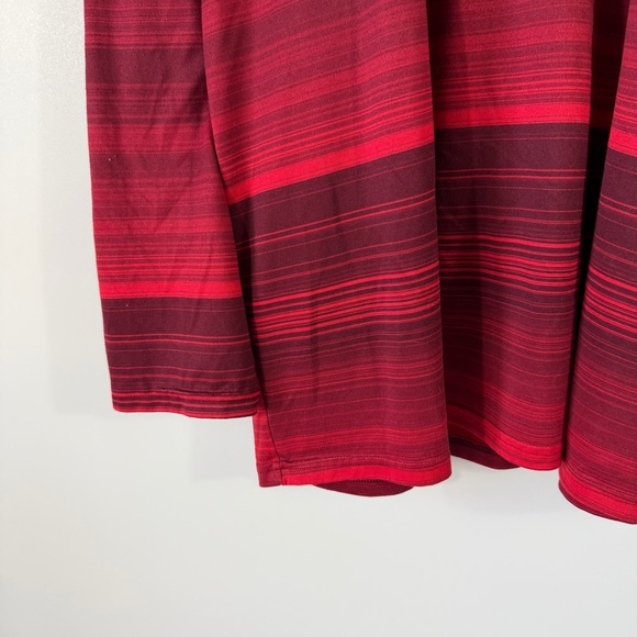 Under Armour Tech Heatgear 1/4 Zip Pullover Red Gray Size 2XL - Picture 5 of 10